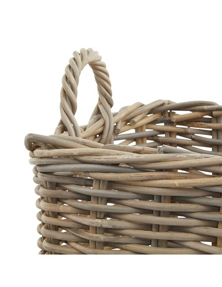 Hill Interiors Set of 3 Kubu Rattan Square Storage Baskets 22929 - pic 114345 | FastDaddyshop