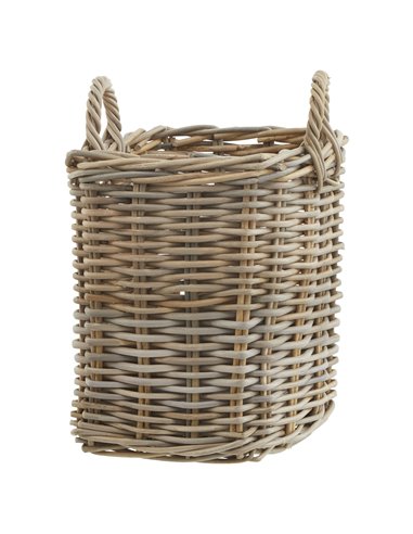Hill Interiors Set of 3 Kubu Rattan Square Storage Baskets 22929