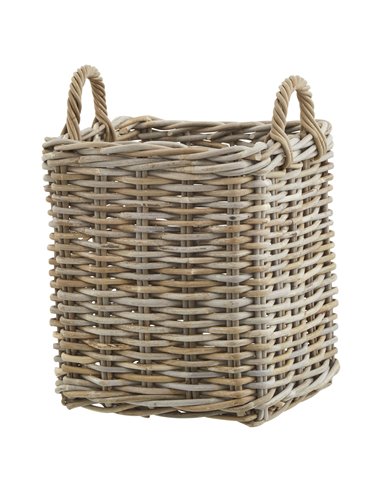 Hill Interiors Set of 3 Kubu Rattan Square Storage Baskets 22929