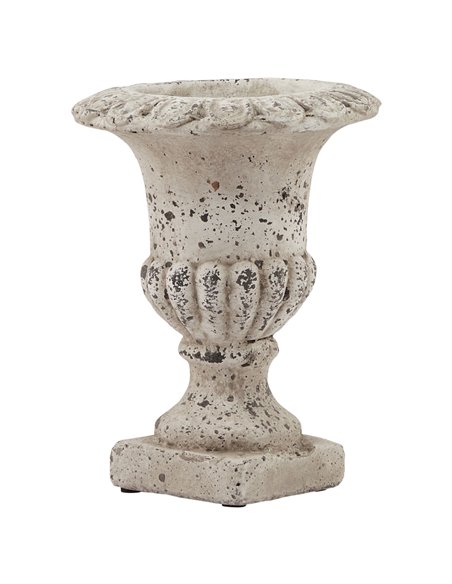 Hill Interiors Large Fluted Stone Ceramic Urn 22985 - pic 114348 | FastDaddyshop