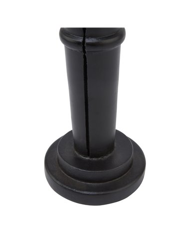 Hill Interiors Minimalist Black Wooden Large Nutcracker Decoration 23516