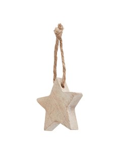 Hill Interiors Pack Of 90 Wooden Star Hanging Decorations 23527 2