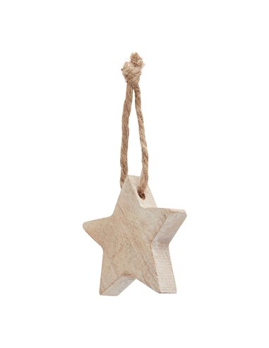 Hill Interiors Pack Of 90 Wooden Star Hanging Decorations 23527