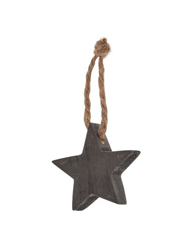 Hill Interiors Pack Of 90 Wooden Star Hanging Decorations 23527