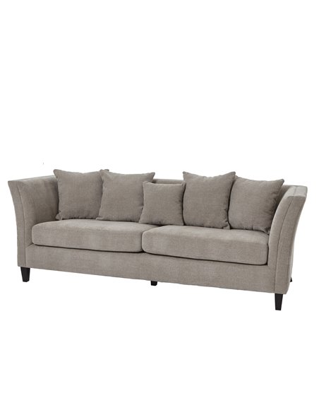 Hill Interiors Vesper Taupe Cushion Back Three Seater Sofa 23742 - pic 114380 | FastDaddyshop