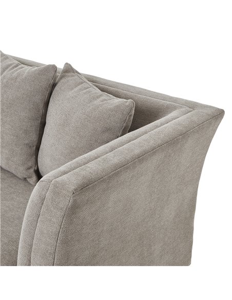 Hill Interiors Vesper Taupe Cushion Back Three Seater Sofa 23742 - pic 114381 | FastDaddyshop