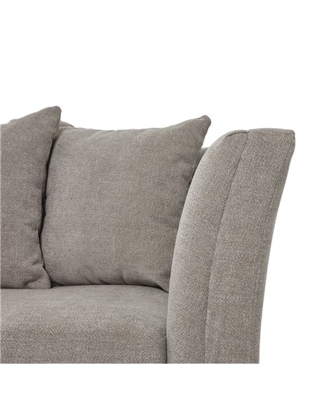 Hill Interiors Vesper Taupe Cushion Back Three Seater Sofa 23742 - pic 114384 | FastDaddyshop