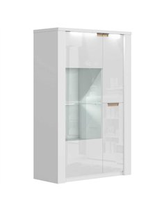  Ice White High Gloss Wide Display Unit, 2911