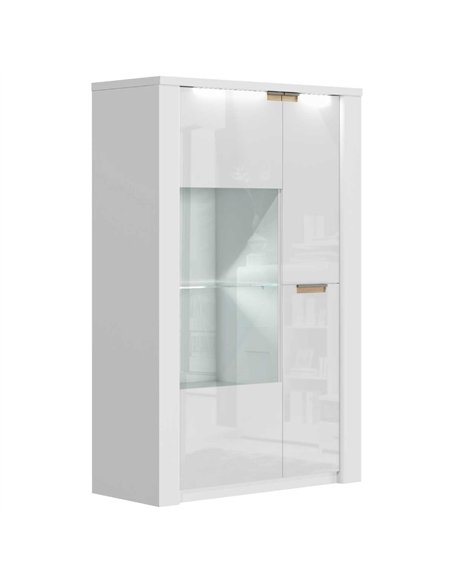  Ice White High Gloss Wide Display Unit, 2911 - pic 114424 | FastDaddyshop
