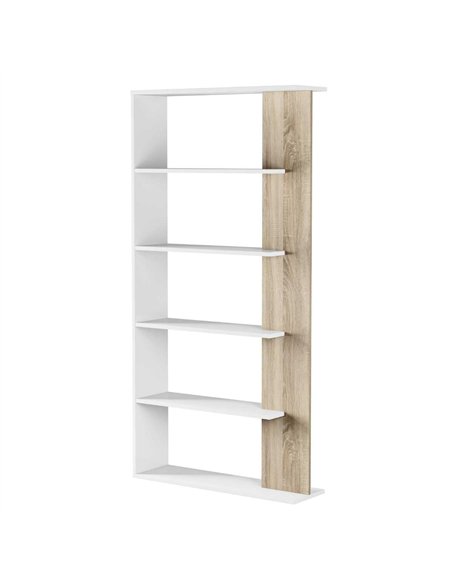 Adila White and Oak Effect Bookcase, 2934 - pic 114428 | FastDaddyshop