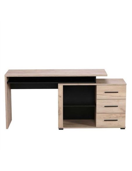 Amag Oak And Black Corner Desk, 3033 - pic 114434 | FastDaddyshop