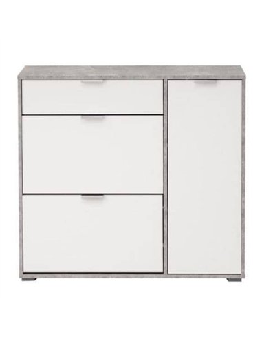 Arco Grey and White Shoe Cabinet, 3072