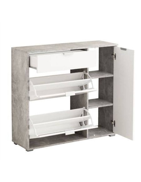 Arco Grey and White Shoe Cabinet, 3072 - pic 114440 | FastDaddyshop