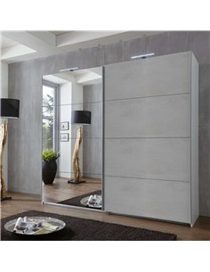 Alfor Grey Sliding Wardrobe, 2959