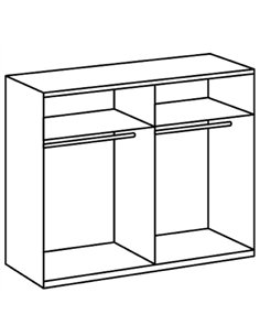 Alfor Grey Sliding Wardrobe, 2959 2