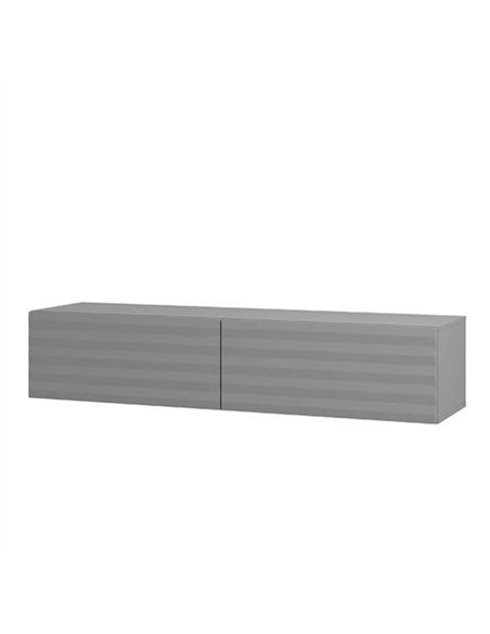 Amarentis Graphite Grey Wall Mounted Floating Wide Large TV Unit, 3428 - pic 114458 | FastDaddyshop