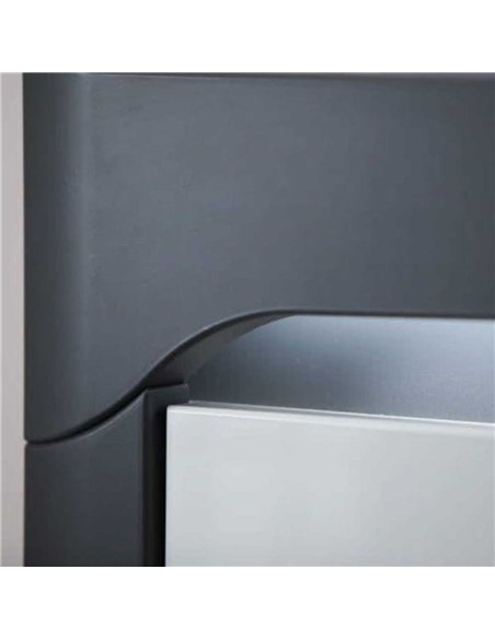 Athens Grey And White Gloss 2 Door & 4 Drawer Sideboard With Lights, 3170 - pic 114507 | FastDaddyshop