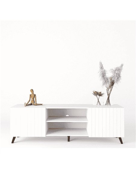 Atlantis Matte White Large TV Cabinet, 3198 - pic 114533 | FastDaddyshop