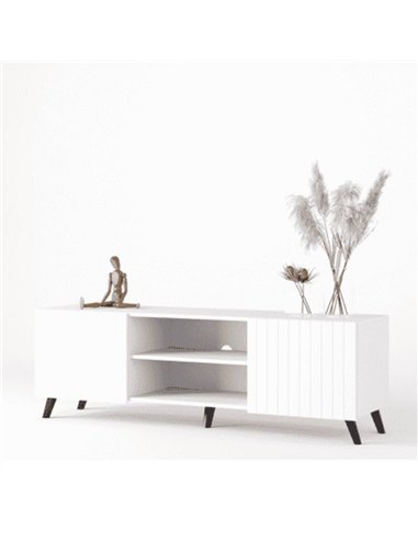 Atlantis Matte White Large TV Cabinet, 3198