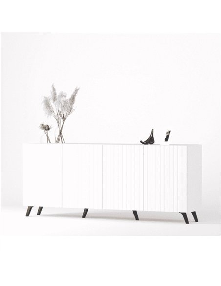Atlantis Matte White Wide 4 Door Sideboard, 3197 - pic 114543 | FastDaddyshop
