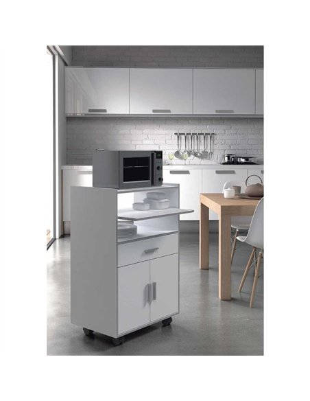 Ayden White and Grey Kitchen Trolley, 2918 - pic 114550 | FastDaddyshop