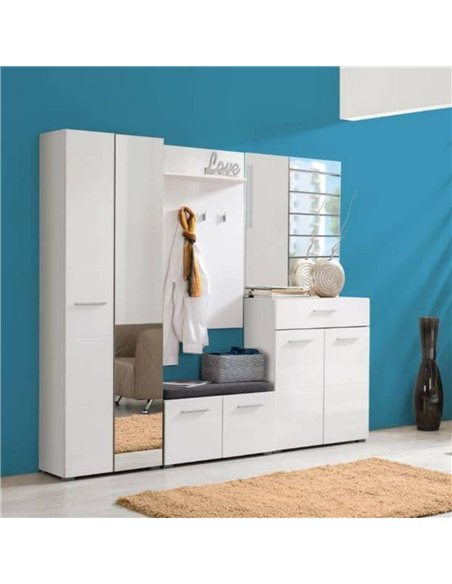 Beny Gloss White Hallway Storage, 3073 - pic 114554 | FastDaddyshop