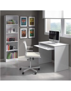 Blanco Small White Gloss Desk, 2491