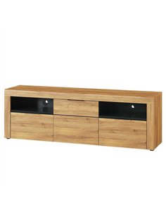 Camar Large Oak Effect 2 Drawer TV Cabinet K25, 2708