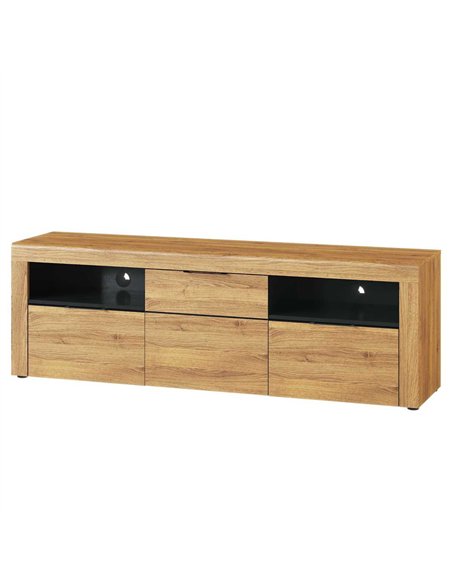 Camar Large Oak Effect 2 Drawer TV Cabinet K25, 2708 - pic 114609 | FastDaddyshop
