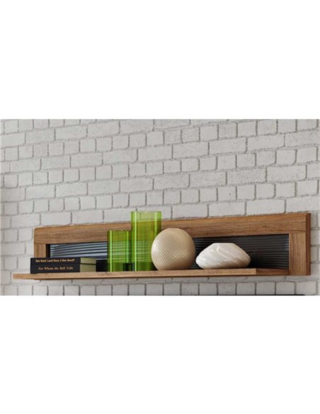 Camar Large Oak Effect Wall Mounted Shelf K35, 2709 - pic 114617 | FastDaddyshop