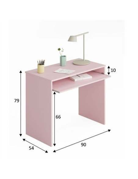 Candi Pink Small Computer Desk, 3129 - pic 114627 | FastDaddyshop