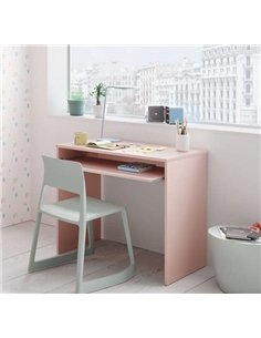 Candi Pink Small Computer Desk, 3129 2