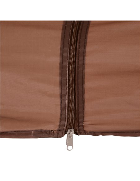 Outsunny 3 X 3(m) Meters Metal Gazebo Party Canopy Garden Pop Up Tent Outdoor Sun Shelter w/ Net Curtain Zipper Door - Khaki - pic 11463 | FastDaddyshop
