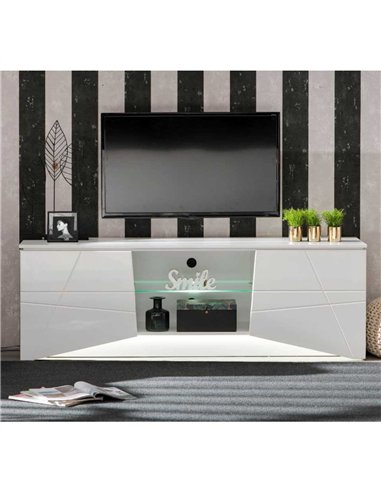 Cartier White Gloss TV Cabinet, 3059