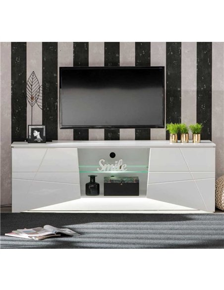 Cartier White Gloss TV Cabinet, 3059 - pic 114651 | FastDaddyshop