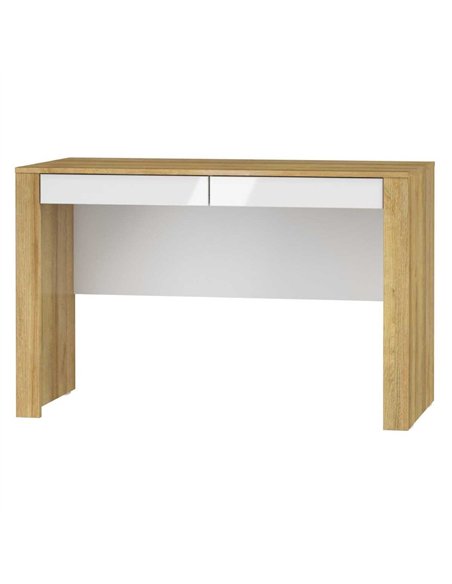 Cadillac Oak Effect and White Gloss Computer Desk, 3176 - pic 114686 | FastDaddyshop