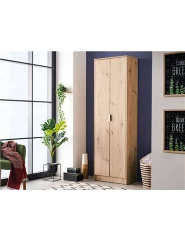 Cotswold Oak Effect Tall Multipurpose Shoe Storage Cupboard, 3450