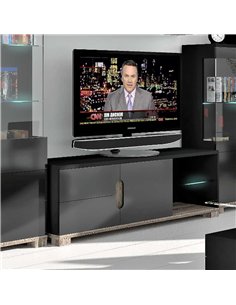 Costa BLACK Gloss TV unit, 2518 2