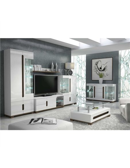 Costa TV unit White Gloss, 2579 - pic 114748 | FastDaddyshop
