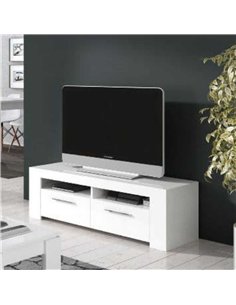 Curro Artic White TV Cabinet Entertainment Unit, 2559