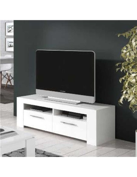 Curro Artic White TV Cabinet Entertainment Unit, 2559 - pic 114774 | FastDaddyshop