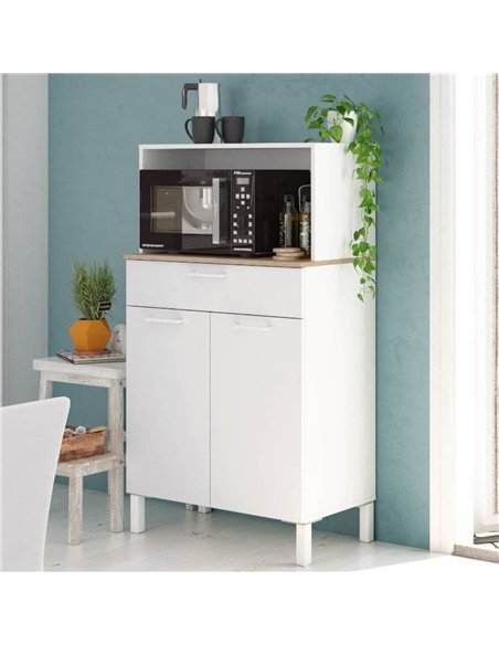 Denby White And Oak 2 Door Utility Kitchen Cupboard, 3032 - pic 114796 | FastDaddyshop
