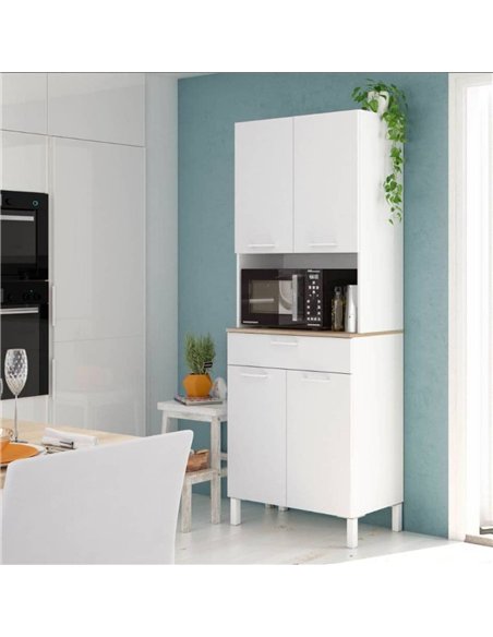Denby White And Oak 4 Door Utility Kitchen Cupboard, 3078 - pic 114803 | FastDaddyshop