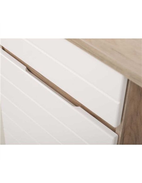 Elano Oak and White Gloss Desk, 3037 - pic 114812 | FastDaddyshop