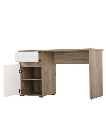 Elano Oak and White Gloss Desk, 3037 - pic 114814 | FastDaddyshop
