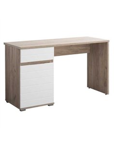 Elano Oak and White Gloss Desk, 3037