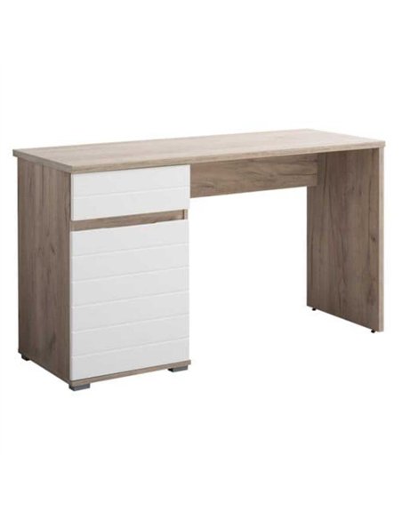 Elano Oak and White Gloss Desk, 3037 - pic 114815 | FastDaddyshop