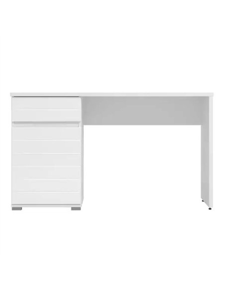 Elano White Gloss Computer Desk With Drawers, 3264 - pic 114819 | FastDaddyshop