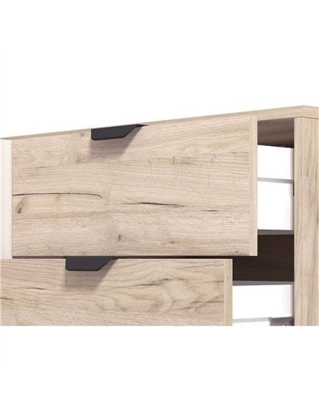 Evandria Grey Oak Effect And Cashmere Slatted Sideboard, 3445 - pic 114842 | FastDaddyshop