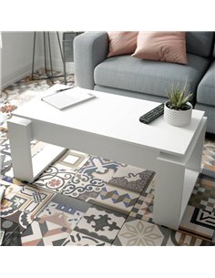 Felix White Coffee Table with Lift up Storage, 3082 2